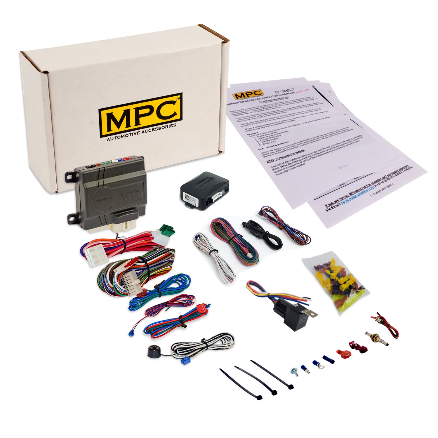 Add On Remote Start Kit for GM Vehicles w/ Keyless Bypass Module Uses