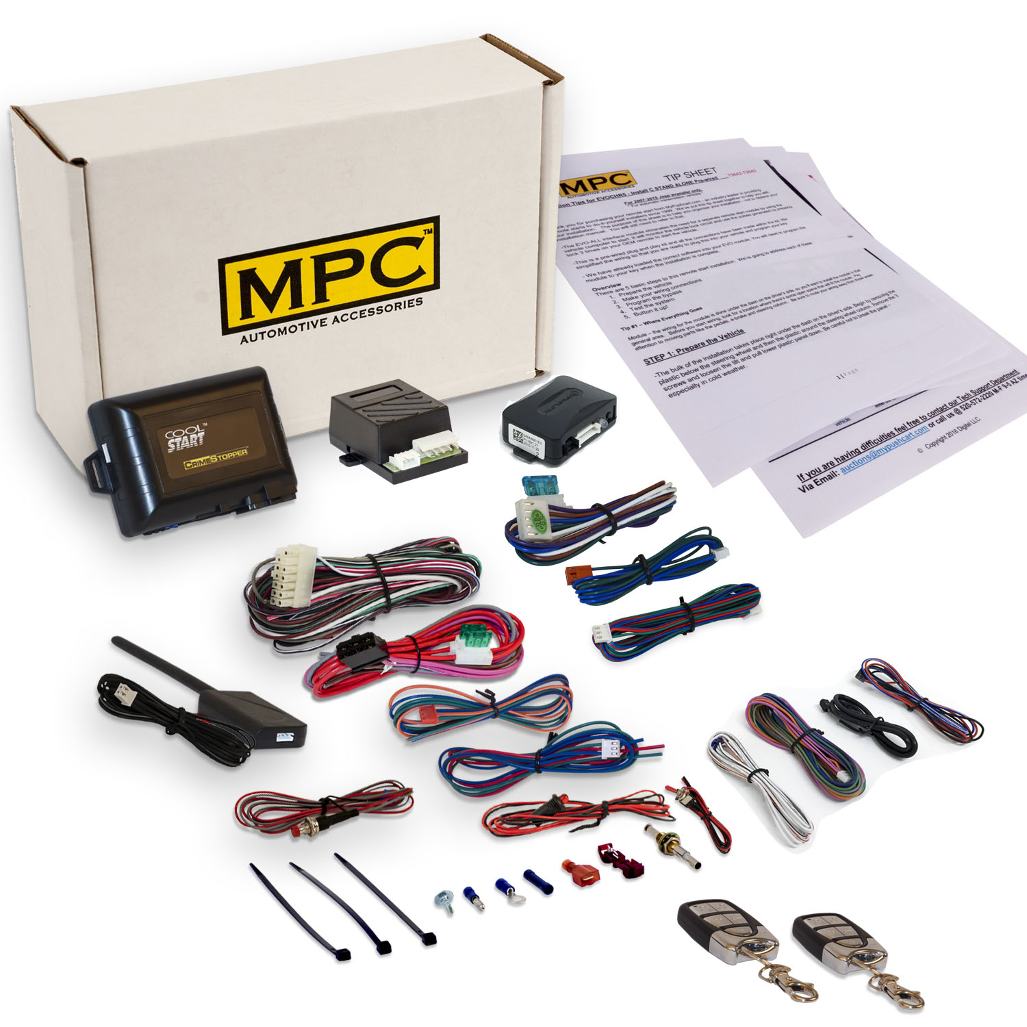 Complete Remote Start with Keyless Bypass Module for Chevy Vehicles