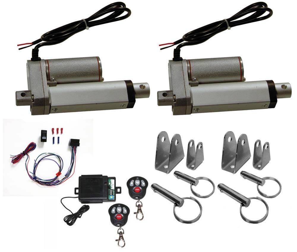2 Heavy Duty Linear Actuator 12v 2 Stroke Includes Remote Switch