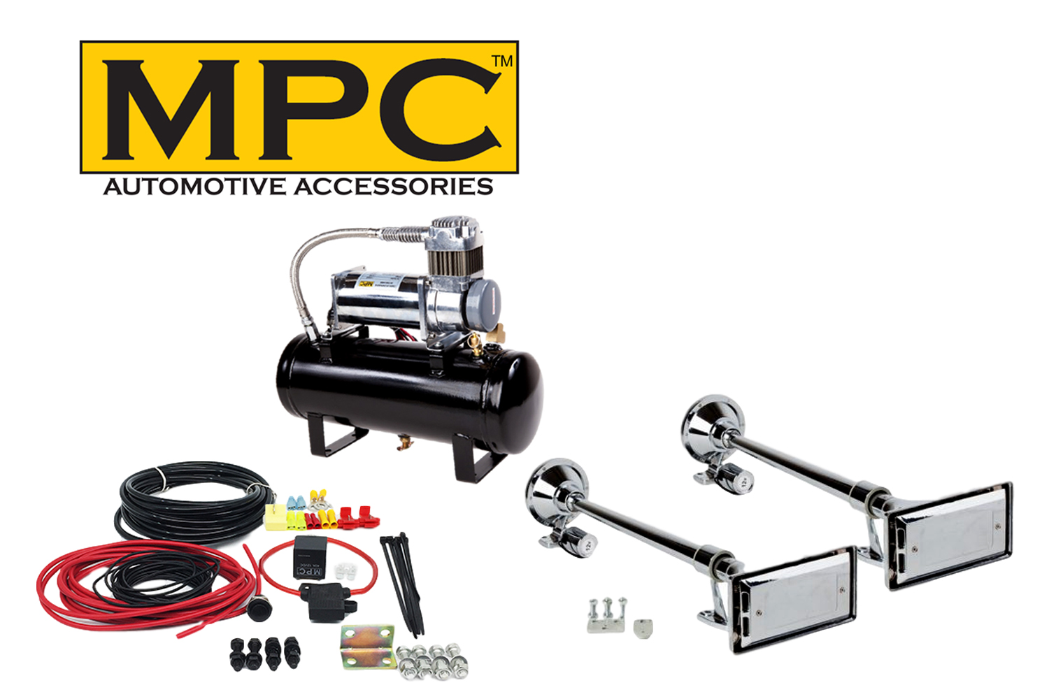 Car & Truck Parts Auto Parts & Accessories Truck Horn for Big Rigs Two