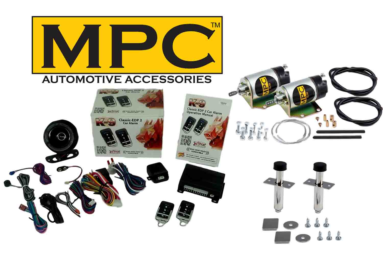 Shaved Handle Door Popper 2 Door Kit New With Remote ONE SET 85 lb